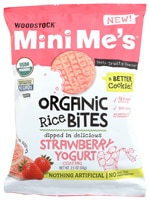 Woodstock Mini Me's Organic Rice Bites Non-GMO Strawberry Yogurt