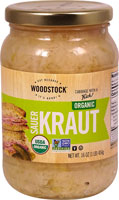 Woodstock Non-GMO Organic Kosher Sauerkraut