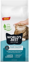 World's Best Cat Litter Poop Fighter Plant-Based Lemongrass