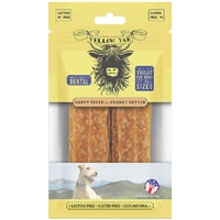 Yellow Yak Happy Teeth Dental Chews Dog Treats Peanut Butter