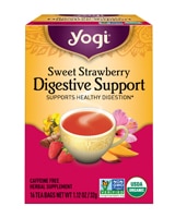 Yogi Tea Digestive Support Organic Sweet Strawberry