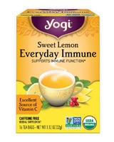 Yogi Tea Immune Organic Caffeine Free Sweet Lemon