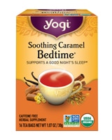 Yogi Tea Organic Bedtime Caffeine Free Soothing Caramel