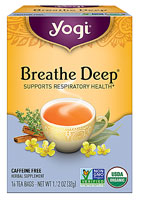 Yogi Tea Organic Breathe Deep Caffeine Free