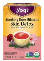 Yogi Tea Skin DeTox Organic Rose Hibiscus