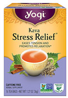 Yogi Tea Stress Relief Organic Caffeine Kava