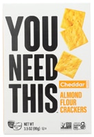 You Need This Almond Flour Crackers Non GMO Gluten Free Vegan Cheddar