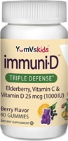 Yum V's Immuni-D Triple Defense For Kids Berry