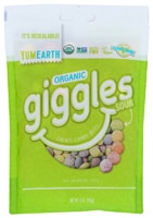 YumEarth Giggles Chewy Candy Bites Non-GMO Organic Sours