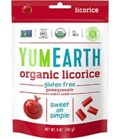 YumEarth Licorice Non-GMO Organic Pomegranate