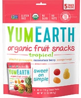 YumEarth Non-GMO Organic Fruit Snacks Tropical