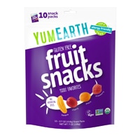 YumEarth Organic Gluten Free Fruit Snacks Banana Cherry Peach & Strawberry