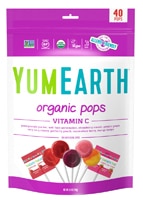 YumEarth Vitamin C Pops Non-GMO Organic Favorite Fruits