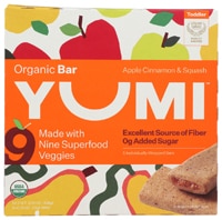 Yumi Organic Snack Bar Toddler Apple Cinnamon & Squash