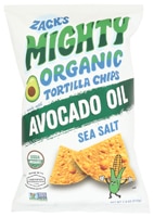 Zack's Mighty Organic Regenerative Tortilla Chips Made with Avocado Oil Sea Salt