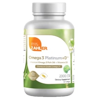 Zahler Omega 3 Platinum+D3 Advanced Omega 3 Fish Oil + Vitamin D3