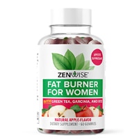 Zenwise Fat Burner for Women with Green Tea Gummies Natural Apple