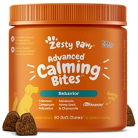 Zesty Paws Advanced Calming Bites Behavior Supplement Dogs Turkey