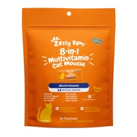 Zesty Paws Cat 8-in-1 Multivitamin Mousse Lickable Supplement Chicken Mousse