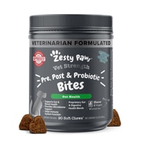 Zesty Paws Vet Strength Pre, Post- & Probiotic Gut Digestive Health Supplement Dogs Chicken