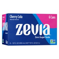 Zevia Non-GMO Zero Calorie Soda Cherry Cola