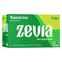 Zevia Non-GMO Zero Calorie Soda Mountain Zevia