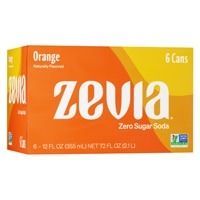 Zevia Non-GMO Zero Calorie Soda Orange