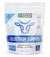 Zhou Colostrum Gummies - Sugar Free - Gluten Free Natural Peach