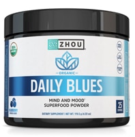 Zhou Organic Daily Blues Mind And Mood Superfood Powder Blueberry