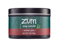 Zum Glow Soy Candle Holiday Scent Winter Pine