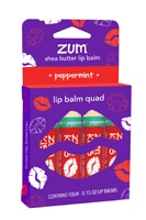 Zum Kiss Lip Balm - 4 Pack Peppermint