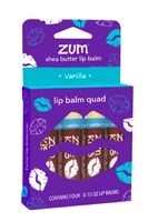 Zum Kiss Lip Balm - 4 Pack Vanilla