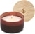 Calyan Wax Co Soy Candle 3 Wick Brown Glass Jar - Mahogany + Cashmere