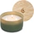 Calyan Wax Co Soy Candle 3 Wick Green Glass Jar - Pinon+ Woods