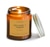 Calyan Wax Co Soy Candle Mini Amber Jar Vetiver Tonka