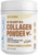 Divine Health Keto Zone Hydrolyzed Collagen Powder Chicken and Marine Collagen Type I, II & III French Vanilla