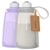 Momcozy Silicone Milk Storage Reuseable Bags Light Purple + Grey