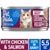 Pet Pride Adult Wet Cat Food Chicken & Salmon Cuts in Gravy