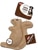 Spot Dog Toy Dura-Fused Leather & Jute Squeaker 7.5 Inch Squirrel