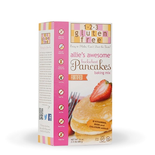 1-2-3 Gluten Free GF Buckwheat Pancake Mix