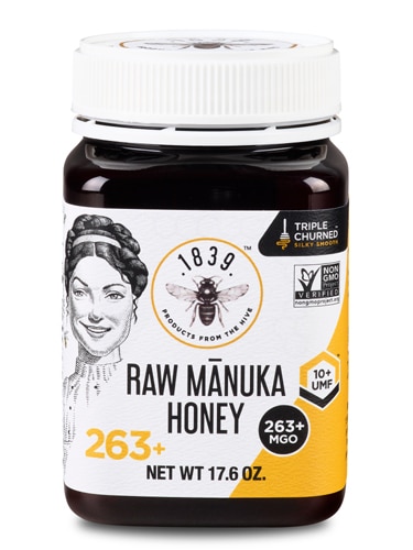 1839 Honey Certified Raw Manuka Honey UMF 10+ MGO 263+