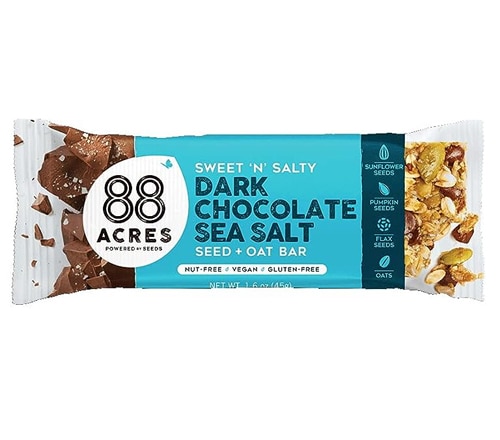 88 ACRES Nut Free Seed + Oat Bar Dark Chocolate Sea Salt