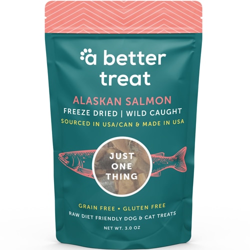 A Better Treat Dog & Cat Treats Freeze Dried Alaskan Salmon