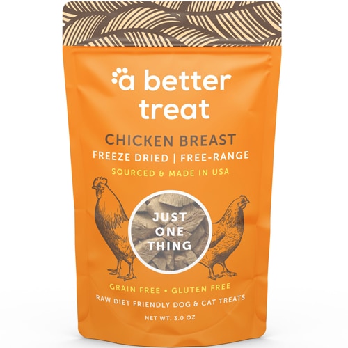 A Better Treat Dog & Cat Treats Freeze Dried Chicken Breast