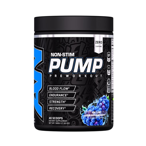 ABE Stim Free Pre-Workout - Informed Sport Certified - 40 Servings Blue Razz