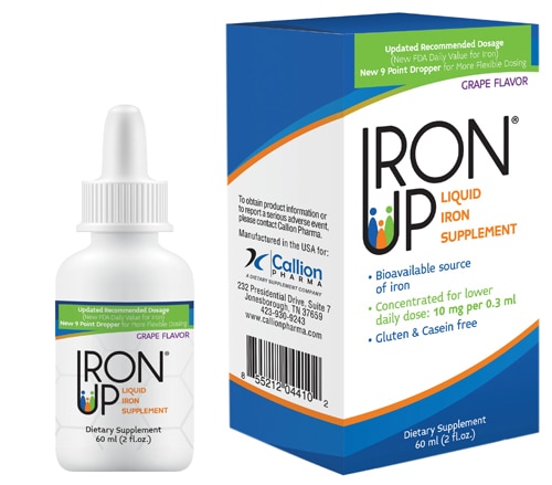 AC Grace Iron Up Liquid Iron Supplement Grape