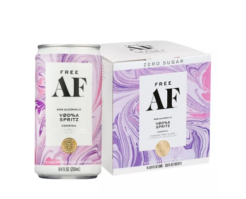 AF Drinks Free AF Non-Alcoholic Cocktail Vodka Spritz