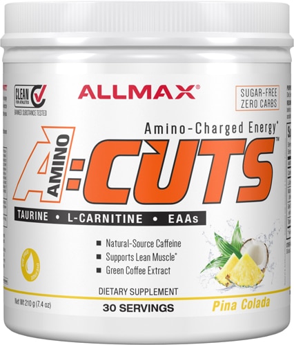 ALLMAX Nutrition A-Cuts™ Amino-Charged Energy Drink Piña Colada