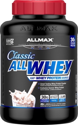 ALLMAX Nutrition ALLWHEY CLASSIC Pure Whey Protein Blend Cookies & Cream