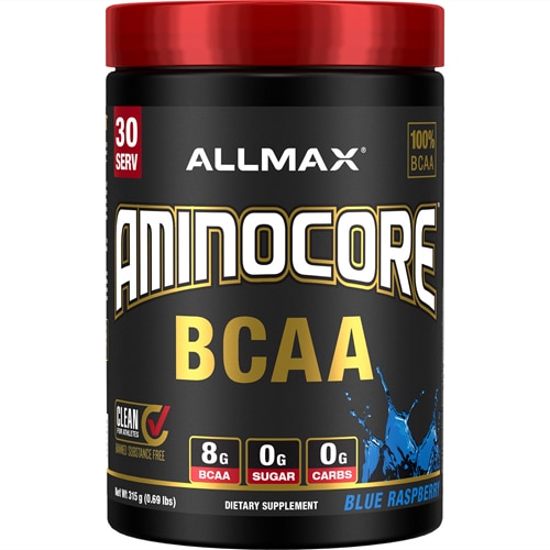 ALLMAX Nutrition Aminocore BCAA Blue Raspberry